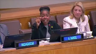 Vincentian Youth Advocate Delivers Powerful Message at UNICEF Executive Board