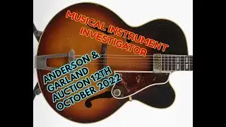 Anderson & Garland Auctions - Musical Instruments #guitar #auction #music  - 12th October 2022 (UK)