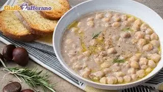 Суп из нута и каштанов
