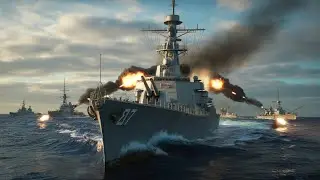 French Destroyer Kleber Dominates 109k Damage in World of Warships Legends