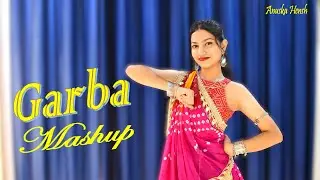 Garba Mashup 2025 | Easy Dance Steps | Navratri Special Dance Video | Anuska Hensh