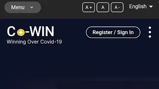 cowin self registration process