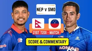 🔴 Live: Nepal Vs Samoa Live &ndash; T20 | Live Score & Commentary | NEP vs SAM 2025 | 1ST INNINGS