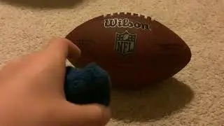 how to break down a composite leather football