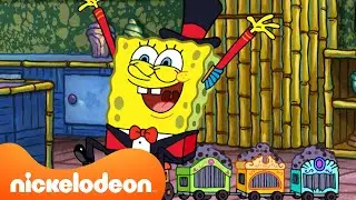 Spongebob | Tiap Badut dan Sirkus di Bikini Bottom! 🤡 | Nickelodeon Bahasa