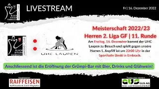 Livestream: UHC Black Sticks Embrach vs. UHC Laupen ZH