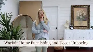 Wayfair Unboxing and Room Makeover
