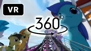 My Little Pony VR Roller Coaster Magical Ride Adventure! 🎢 #MyLittlePonyVR #VRMagic #VirtualReality