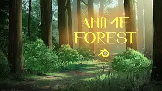 How to make an Anime FOREST Floor and Path in Blender
