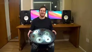 AS TEMAN Handpan NJ Star 13 Notes D Minor | Видео распаковки от Карлоса Андрино