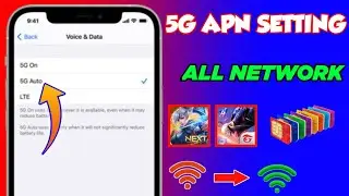 quick update 4G to 5G Super Fast Net 5G APN Settings for all network