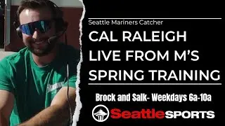 Seattle Mariners C Cal Raleigh LIVE from M's Spring Training on MLB uniforms, meeting with Manfred