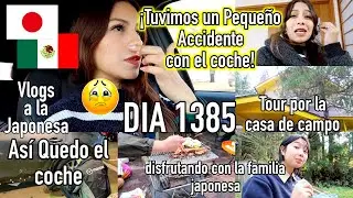 Así quedo el Coche 😥 Pequeño ACCIDENTE + TOUR por la casa de Campo JAPÓN - Ruthi San ♡ 26-11-23