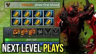 NEXT LEVEL PLAYS..!! Level 1 Raze + Mango 1st Blood Shadow Fiend by Miracle 7.21d | Dota 2