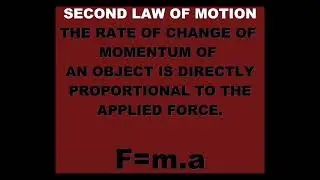 NEWTONS SECOND LAW