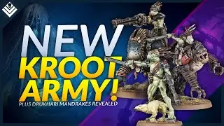 Amazing New 40K Reveals! Brand New Kroot models and Mandrakes for Warhammer 40K!