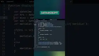 CLOCK Using HTML,CSS & JAVASCRIPT  #html #css #shorts  |In Which Topic You Need Code Is T #html
