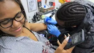Be True Ink Tattoos process of how Badatu designs his work #artislife #tattooartist #tattoos