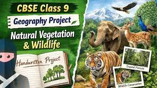 Natural Vegetation & Wildlife 🌿 | CBSE Class 9 Geography Interdisciplinary Project | ABHere