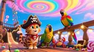 Pirate Paws and the Treasure Hunt | Adventure Rhyme for Kids | Nursery Rhymes & Songs for Children