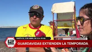 MADRYN | El servicio de guardavidas extiende la temporada