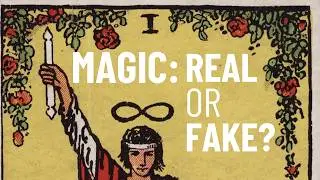 Magic is fake (but also real)