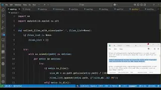 Python Matplotlib Script to List All Files with Size and Take Screenshot & Save as PNG Image Report