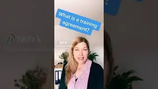 What is a training agreement? | Video Shorts