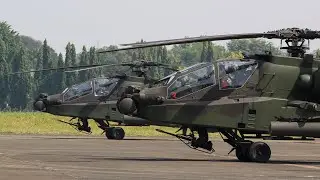 Helicopter AH-64E Apache Guardian Indonesian Army