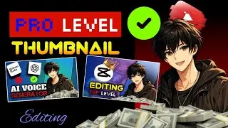 How to make thumbnail in mobile||pro level editing thumbnail 😎🔥