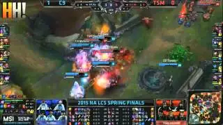 Sounds of the Game - TSM vs C9 - G2 - NA LCS Spring 2015 - Grands Final