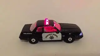 My Custom Matchbox: the Completed FORD MUSTANG HIGHWAY PATROL with WORKING LIGHTS