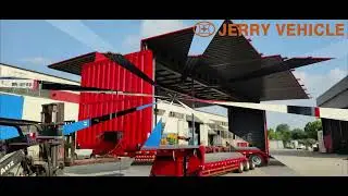 Side wall , Tipper Trailer tipping truck , Full Fence semi trailer at www.jerryvehicle.com