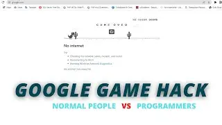 Hack Google Chrome Dino Game For Unlimited Score #technologyonvikash