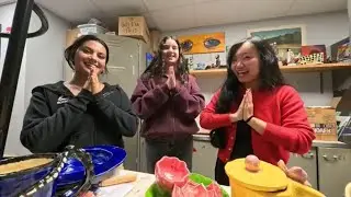 The day before winter break as high school seniors! 