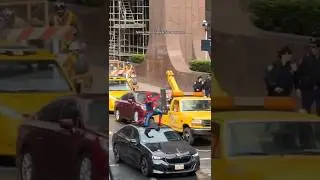 New behind-the-scenes look at the filming on the set of &lsquo;SPIDER-MAN: BRAND NEW DAY&rsquo; #spiderman #mcu