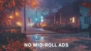 4am Sleepy Town 🌙 Rain Sounds For Sleeping &mdash; Small Town Ambience