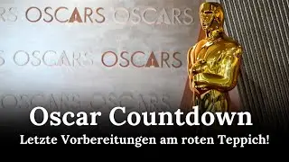 Oscar Countdown: Letzte Vorbereitungen am roten Teppich! | Republic News  Deutsch | AA1E