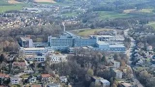 Anflug Klinikum Deggendorf - Christoph Nürnberg D-HXFB am 07.04.2023