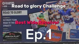 Can the Best Wide Receiver Fix a 1 Star Receiver core College? (UMASS)|College Football 25| RTG EP.1