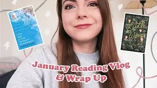 January Reading Vlog & Wrap Up | 2021 | Katie May