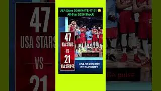 USA Stars DOMINATE 47-21 😳 All-Star 2026 Shock!#nbashorts #nba #basketball #sports #nbaaustralia