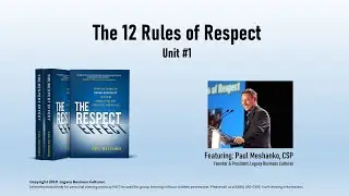 12 Rules of Respect - #1 Be aware of your non verbal and extra-verbal cues.