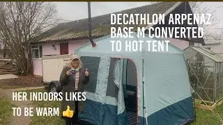 Преобразование горячей палатки Decathlon ARPENAZ Base M