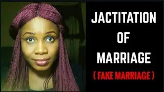 Jactitation of marriage [revised edition] 2019