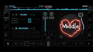 How To Remix A Song Using (Edjing mix) tutorial - Middle slowed reverb