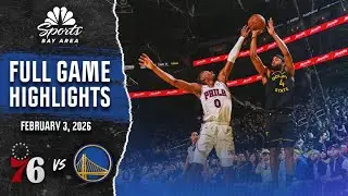 Warriors vs. 76ers highlights: Top plays in Golden State's 113-94 loss | NBC Sports Bay Area