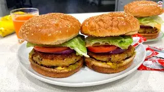 Easy to Make Super Tasty Veg Burger with Healthy Veggie Patty &bull; Sangeeta&rsquo;s World