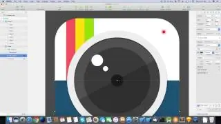 Sketch App Tutorials - Z Camera App Icon designed in Sketch