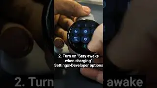 How to setup Pixel Watch 4 as Night Stand Mode: Screen stays on when Charging